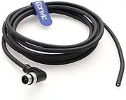 Eonvic Industrial M12 5 Pin Male Aviation Sensor Connector Electrical PVC Cable Right Angle 2M