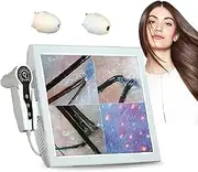 HUVIOVED 15 Inch Skin Diagnosis Hair Analyzer/Hd Digital Skin Analyzer/Digital Skin Detector Moisture Tester with Four-Picture Comparison for Home Spa Salon Use