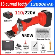 Sheep Goat Curved Teeth Shearing &Battery Wool Shear Cutter Scissor Clipper Tool