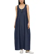 Lafayette 148 New York Scoop Neck Cocoon Dress