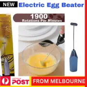 Electric Kitchen Mini Foamer Milk Egg Beater Stirrer Whisk Mixer Tool melb