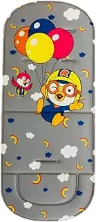 Stroller Seat Liners, Stroller Cushion Pad for Infant, Stroller Seat Pad, Breathable Stroller Mat, Pushchair Pad Mat Cushion Seat Liner with Holes, Kids Dining High Chair Soft Mattress for Children