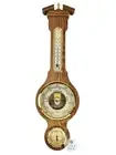 54cm Oak Traditional Weather Station With Barometer Thermometer & Hygrometer By