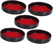 HONMEET Useful Dice Cup Lid Base Tray 5pcs Dice Cup Bottom Plate for Party Props