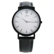 AO-180 Hygge - Marble Dial/Black Leather Strap Watch by Andreas Osten for Women - 1 Pc Watch