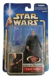 Hasbro Star Wars Attack of the Clones Count Dooku Dark Lord #27 2002