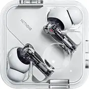 Nothing Ear 2024 White, 45 dB Smart ANC, 24-bit Hi-Res Audio, Up to 40.5 Hours Playtime,11 mm Dynamic Bass Boost, ‎Microphone Included, ChatGPT Integration, Support 2.5W Wireless Charging