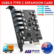 USB 3.0 PCI-E Type C Expansion Card PCI Express PCI-E To USB3.1 Card Adapter AUS