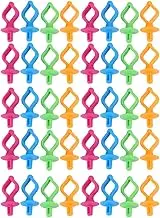 NDNCZDHC 40Pcs Bobbin Thread Holders, Silicone Thread Buddies Clips, Thread Spool Organizer, Bobbin Holder for Sewing Quilting