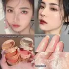 3In1 Highlighter Powder Palette Matte Blush Eyeshadow Make Face J9P1