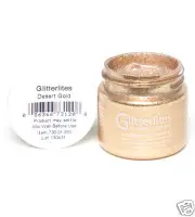 GOLD Flexible Glitter Angelus Shoe Paint for leather & Synthetic SPARKLE !!!