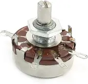 NEW LON0167 470 ohm 6mm Split Round Shaft Single Linear Rotary Carbon Potentiometer 2W(470 Ohm 6mm Split Round Shaft Single Linear Rotary Carbon Potentiometer 2W