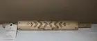Hearth & And Hand Embossed Textured Wood Rolling Pin Christmas Cookie Snowflake