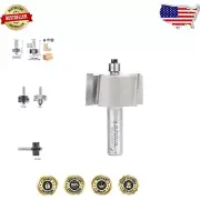 Versatile 3-Flute Rabbeting Cuts - 1/2 Inch Shank Router Bit for Woodworkers