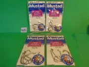 Mustad Pro Select Mega Bite Worm Hooks, Size 2 #37177 4 Pks/20 Total Hooks (New)