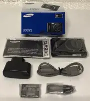 Samsung ES90 14.2MP Digital Camera-Black ,5X Optical Zoom,HD Record ,SMART Auto