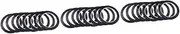 STOBOK 3sets Black Electrical Tape Self-adhesive Whiteboard Marking Tape Adhesive Border Art Strong Material Easy to Stick Remove 8pcs*3