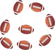 ARTSEWPLY 8pcs Rugby Flag Spiral Football Props Football Party Supplies Football Banner Decoration Sports Decoration Accessories Football Flag Pulling Brown Paper
