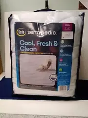 Serta Sertapedic Cool, Fresh & Clean Quilted & Protection King Matress Pad