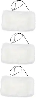 [INOOMP] 2pcs Plush Hand Warmer Pillow Portable Warmer Pouch Outdoor Supply Women's Faux Fur Hand Muff Portable Hands Muff Artificial Fur Warmer Bag Delicate Hands Muff Arm Warmer Muff