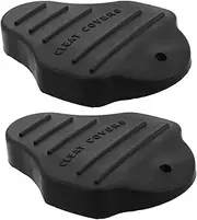 WOONEKY 2pcs Bike Cleat Covers Slip Road Pedal Protective Lock Plates Lightweight Durable Bike Shoe Accessories Easy to Install for Commuting Mountain Cycling