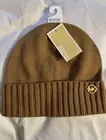 Women's Tan/Light Brown Michael Kors Beanie, Brand New and Never Worn!