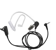 Daseeme 2.5mm Earpiece 1 Pin Covert Acoustic Tube Earpieces Headset with PTT Mic Compatible with Motorola Talkabout MH230R MR350R T200 T260 T600 MT350R s s Microphone