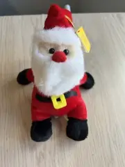 Watsons Santa Plush - 8” Long - Hanging Ornament Christmas Plush