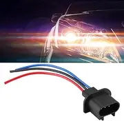 Haofy Headlamp Sockets Wiring Adapter Harness for H13 9008-Male Bulbs Plug and Play with PVC Plastic Copper Wiring for Car Enthusiasts