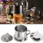 1pc Steel Vietnam Vietnamese Coffee Simple Drip Filter Maker Infuser
