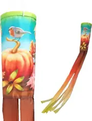 Madrona Brands Fall Autumn Windsock 48 Inch Outdoor Durable Hanging Decor
