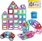 Big Bear Cave Magnetic Blocks Multi Color- 64 pcs