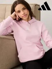 adidas Pink Essentials Hoodie Kids (E37139) | $58