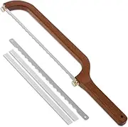 Serrated Bread Bow Knife Stainless Steel Bread Cutting Tool Fiddle Bow Handle Design Sourdough Slicer for Sourdough Loaf Baguettes Bagels 15.7inch