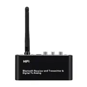 Audio Receiver Digital To Analog Converter Bluetooth Optical RCA 3.5mm Adapter
