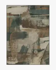 150' x 215' | Machine Washable Runner Rug | Kid & Pet Friendly | Indoor Rug | Dresden Shadow Multicolour Flatwoven Rug by Architectural Digest | Ruggable