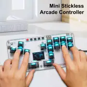 Mini Stickless Controller RGB Customized Keyboard for PS4/PS3/Switch/PC/Steam