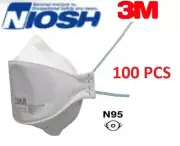 100/Pk 3M Aura 9205+ N95 Mask Particulate Respirator Disposable Protective NIOSH