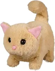 Cat Stuffed Animal Robot, Plush Electronic Cat Toy, Interactive Electronic Animal Kitten Toy for Children Boy Girls Toddler Kid