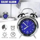 Vintage Extra Loud Alarm Clock Twin Bell Battery Analogy Backlight Bedroom