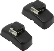 TYZYAGPGNL 4pcs Compatible with Skoda Fabia 6Y Octavia A4 A5 1U 1Z Superb B5 3U 3B0857561B 3B0857563 Car Front Sun Visor Sunvisor Hook Clips Bracket Automotive Fasteners(Black)