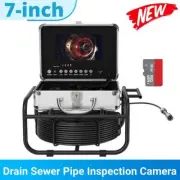 Sewer Camera 7" Monitor HD Pipe Video Inspection Camera with DVR Video Recording
