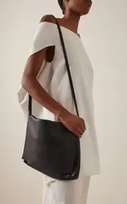 [The Row] Nan Leather Messenger Bag