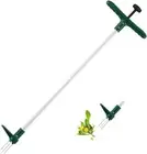 Walensee Stand Up Weed Puller Tool, Long Handle, 3-Claw Grabber – 1 Pack