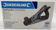 *New + Boxed* Silverline Hand Plane No.4 50 x 2 mm Blade Rosewood / Silver