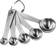 U-Taste Teaspoon Tablespoon Measuring Spoons: 18/8 Stainless Steel Measure Scoop