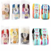 10pack Daiso Various Dyed Color Wool roving felt For Needle Felting Spinning NEW