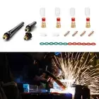 23pcs/set Pyrex TIG Welding Torch Gas Lens #10 Pyrex Cup Kit for Tig WP-17-26