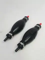 Pactrade Marine 2PCS Black Rubber Jumbo 3/8" Primer Bulb Hose for Outboard Fuel