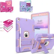 For iPad 9th/8th/7th Generation 10.2" Kickstand Case Shockproof Rugged Soft Cove